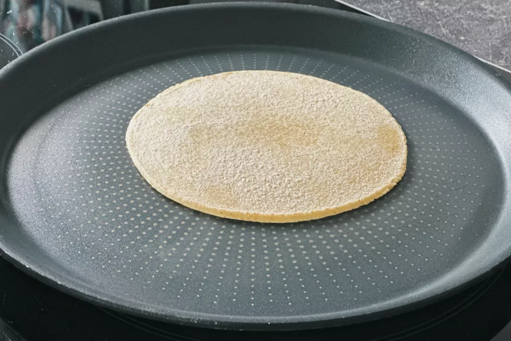 Cooking tortilla